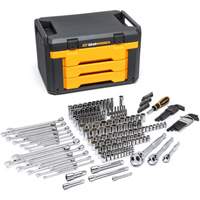 Jeu d'outils pour m&eacute;canicien dans boîte de rangement &agrave; trois tiroirs St. Lawrence Industrial & Safety Supply