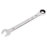 90-Tooth Ratcheting Combination Wrench, 12 Point, 7/8", Chrome Finish St. Lawrence Industrial & Safety Supply