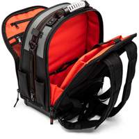 Tradesman Backpack, 18" L x 10" W, Black/Grey/Orange, Polyester St. Lawrence Industrial & Safety Supply