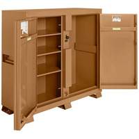 Armoire de chantier mod&egrave;le 111 avec cadenas, Acier, 47,5 pi³, Havane St. Lawrence Industrial & Safety Supply