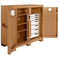 Armoire de chantier mod&egrave;le 112 avec cadenas, Acier, 54,9 pi³, Havane St. Lawrence Industrial & Safety Supply
