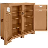 Armoire de chantier mod&egrave;le 109 avec cadenas, Acier, 47,5 pi³, Havane St. Lawrence Industrial & Safety Supply
