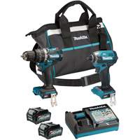 Ensemble doutils sans fil 40?Vmax XGT &agrave; moteur sans balais : visseuse &agrave; chocs et perceuse-visseuse &agrave; percussion, Lithium-ion, 40 V St. Lawrence Industrial & Safety Supply