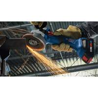Rectifieuse angulaire sans balais avec interrupteur coulissant, Roue de 4-1/2", 18 V St. Lawrence Industrial & Safety Supply