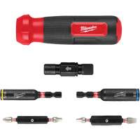 Tournevis multi-usage 8-en-1 avec embouts et tourne-&eacute;crous &agrave; chocs SHOCKWAVE, 8-1/3" lo, Prise Coussin&eacute;e St. Lawrence Industrial & Safety Supply