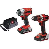 Ensemble perceuse 1/2” et cl&eacute; &agrave; chocs 1/4” sans fil, 18 V St. Lawrence Industrial & Safety Supply