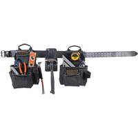 Ensemble de tabliers robustes Phantom 4 morceaux, Cuir, Noir St. Lawrence Industrial & Safety Supply
