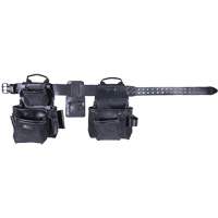 Ensemble de tabliers robustes Phantom 4 morceaux, Cuir, Noir St. Lawrence Industrial & Safety Supply