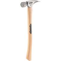 Marteau &agrave; face en titane frais&eacute;e avec manche incurv&eacute; en noyer, 14 oz, Prise en Bois, 18" lo St. Lawrence Industrial & Safety Supply