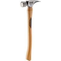 Marteau &agrave; face lisse en titane avec manche incurv&eacute; en noyer, 14 oz, Prise en Bois, 18" lo St. Lawrence Industrial & Safety Supply