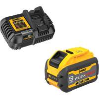 Ensemble de bloc-pile et chargeur MAX FLEXVOLT, Lithium-ion, 20 V/60 V, 9 Ah St. Lawrence Industrial & Safety Supply