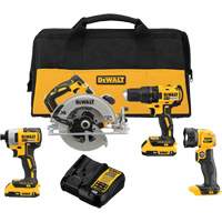 Ensemble quatre outils sans fil et sans balai MAX* (2.0Ah), 20 V St. Lawrence Industrial & Safety Supply