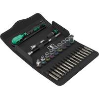Jeu de cl&eacute; &agrave; cliquet SA 15 Zyklop Comfort avec levier dinversion, 28 Mcx, Prise de 1/4" St. Lawrence Industrial & Safety Supply