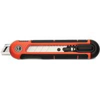 18mm Snap Off Blade Retractable Knife, Steel, Plastic Handle St. Lawrence Industrial & Safety Supply