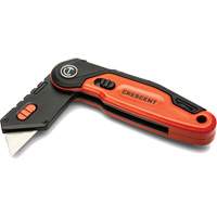 Couteau utilitaire pliant, 1" lame, lame en Acier, poign&eacute;e en Aluminium St. Lawrence Industrial & Safety Supply