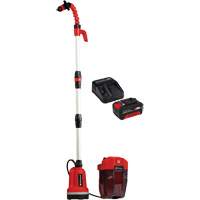 Pompe &agrave; eau propre pour baril de pluie sans fil avec batterie 4 Ah et ensemble de d&eacute;part de chargeur, 18 V, 792,5 gal./min St. Lawrence Industrial & Safety Supply