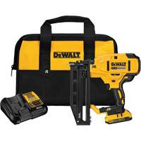 Ensemble de cloueuse droite sans fil pour la finition de cal 16 XR, 20 V, Lithium-ion St. Lawrence Industrial & Safety Supply