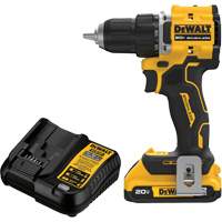 Ensemble visseuse-perceuse sans fil et sans balai ATOMIC COMPACT SERIES, Lithium-ion, 20 V, Mandrin 1/2" St. Lawrence Industrial & Safety Supply
