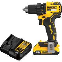 Ensemble de perceuse-visseuse sans fil et sans balai, Lithium-ion, 20 V, Mandrin 1/2" St. Lawrence Industrial & Safety Supply