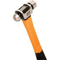 Ball Pein Hammer, 8 oz. Head Weight, Plain/Polished Face, Fibreglass Handle St. Lawrence Industrial & Safety Supply
