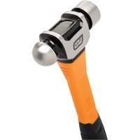 Ball Pein Hammer, 16 oz. Head Weight, Plain/Polished Face, Fibreglass Handle St. Lawrence Industrial & Safety Supply