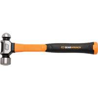 Ball Pein Hammer, 24 oz. Head Weight, Plain/Polished Face, Fibreglass Handle St. Lawrence Industrial & Safety Supply