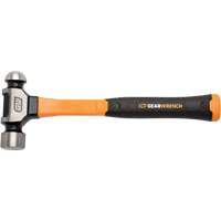 Ball Pein Hammer, 32 oz. Head Weight, Plain/Polished Face, Fibreglass Handle St. Lawrence Industrial & Safety Supply