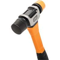 Soft Face Hammer, 16 oz. Head Weight, Plain Face, Solid Steel Handle, 12-1/4" L St. Lawrence Industrial & Safety Supply
