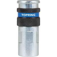 Raccord industriel rapide QUIKSILVER 2, Acier zingu&eacute;, 1/4", NPT femelle, 362 PSI St. Lawrence Industrial & Safety Supply