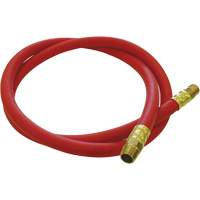 Hose Reel Connecting Hose, Air, EPDM Rubber, 1/2" dia. x 5', 300 psi, 1/2 NPT St. Lawrence Industrial & Safety Supply