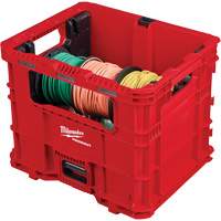 PACKOUT Wire Pulling XL Crate, 15-3/4" x 18-5/8" x 15", Black/Red St. Lawrence Industrial & Safety Supply