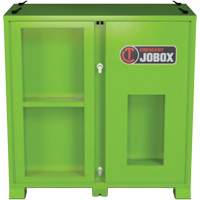 Armoire de rangement d'&eacute;PI sur place, Acier, Vert lime haute visibilit&eacute; St. Lawrence Industrial & Safety Supply