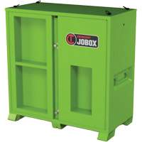 Armoire de rangement d'&eacute;PI sur place, Acier, Vert lime haute visibilit&eacute; St. Lawrence Industrial & Safety Supply