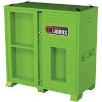 Armoire ventil&eacute;e pour le rangement d'&eacute;PI sur place, Acier, Vert lime haute visibilit&eacute; St. Lawrence Industrial & Safety Supply