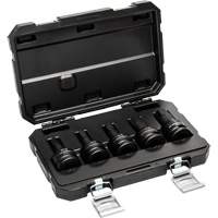 SAE Impact Bit Socket Set with Blow Mold Case, Hex, 3/4" Drive, 5 Pcs St. Lawrence Industrial & Safety Supply