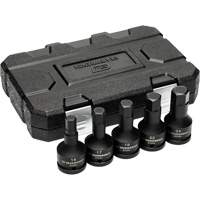 Metric Impact Bit Socket Set with Blow Mold Case, Hex, 3/4" Drive, 5 Pcs St. Lawrence Industrial & Safety Supply