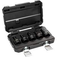Metric Impact Bit Socket Set with Blow Mold Case, Hex, 3/4" Drive, 5 Pcs St. Lawrence Industrial & Safety Supply