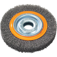 Brosse rotative, 7" dia., Fils 0,118", Arbre 1-1/4" St. Lawrence Industrial & Safety Supply