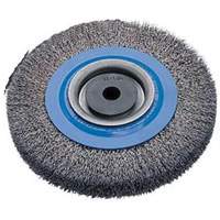 Brosses rotatives &agrave; fils torsad&eacute;s d'&eacute;tabli, 6" dia., Fils 0,0118", Arbre 1/2" - 1-1/4" St. Lawrence Industrial & Safety Supply