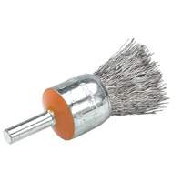 Brosses mont&eacute;es &agrave; fils cr&ecirc;p&eacute;s, 1/2", Fils 0,02", Tige 1/4" St. Lawrence Industrial & Safety Supply