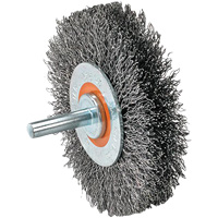Brosse mont&eacute;e &agrave; fil, 1-3/8" dia., Fils 0,008", Arbre 1-1/4" St. Lawrence Industrial & Safety Supply