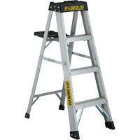 Escabeau industriel tr&egrave;s robuste s&eacute;rie 3400, 4', Aluminium, Capacit&eacute; 300 lb, Type 1A St. Lawrence Industrial & Safety Supply