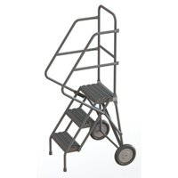 &eacute;chelles roulantes, 3 marches, Stri&eacute;, Hauteur 30" St. Lawrence Industrial & Safety Supply