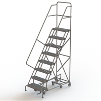 &eacute;chelles roulantes multidirectionnelles, 8 marches, Largeur de la marche 24", Hauteur de la plateforme 80", Acier St. Lawrence Industrial & Safety Supply