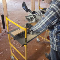 Jobsite Series 4' Basic Mini Scaffold Kit, Steel Frame, 41" D x 45-3/4" H St. Lawrence Industrial & Safety Supply