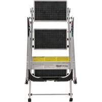 &eacute;chelle escabeau avec roues pivotantes, 3 marches, 34" x 22" x Hauteur 50,75" St. Lawrence Industrial & Safety Supply