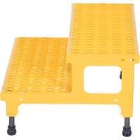 Plate-forme ajustable Step-Mate, 2 marche(s), 23-13/16" la x 22-7/8" lo x 15-1/4" h, Capacit&eacute; 500 lb St. Lawrence Industrial & Safety Supply
