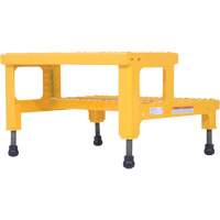 Plate-forme ajustable Step-Mate, 2 marche(s), 23-13/16" la x 22-7/8" lo x 15-1/4" h, Capacit&eacute; 500 lb St. Lawrence Industrial & Safety Supply