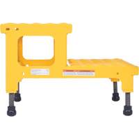 Plate-forme ajustable Step-Mate, 2 marche(s), 23-13/16" la x 22-7/8" lo x 15-1/4" h, Capacit&eacute; 500 lb St. Lawrence Industrial & Safety Supply