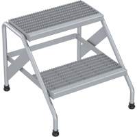 Escabeau en aluminium, 2 marche(s), 22-13/16" la x 24-9/16" lo x 20" h, Capacit&eacute; 500 lb St. Lawrence Industrial & Safety Supply